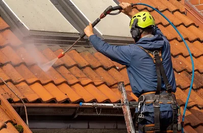 Démoussage et hydrofuge de toiture à Pexonne